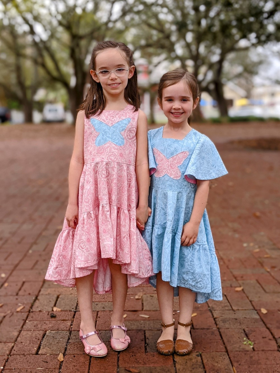 Dorothy's Reverse Appliqué Top and Dress Sizes 2T to 14 Girls PDF