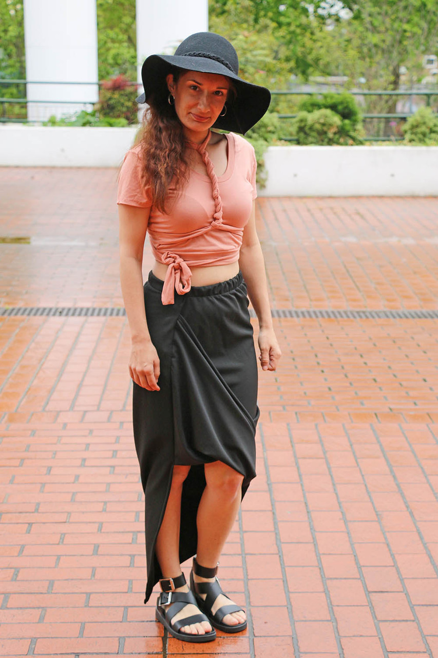 Argentina's Asymmetric Maxi Skirt Sizes XXS to 3X Adults PDF Pattern