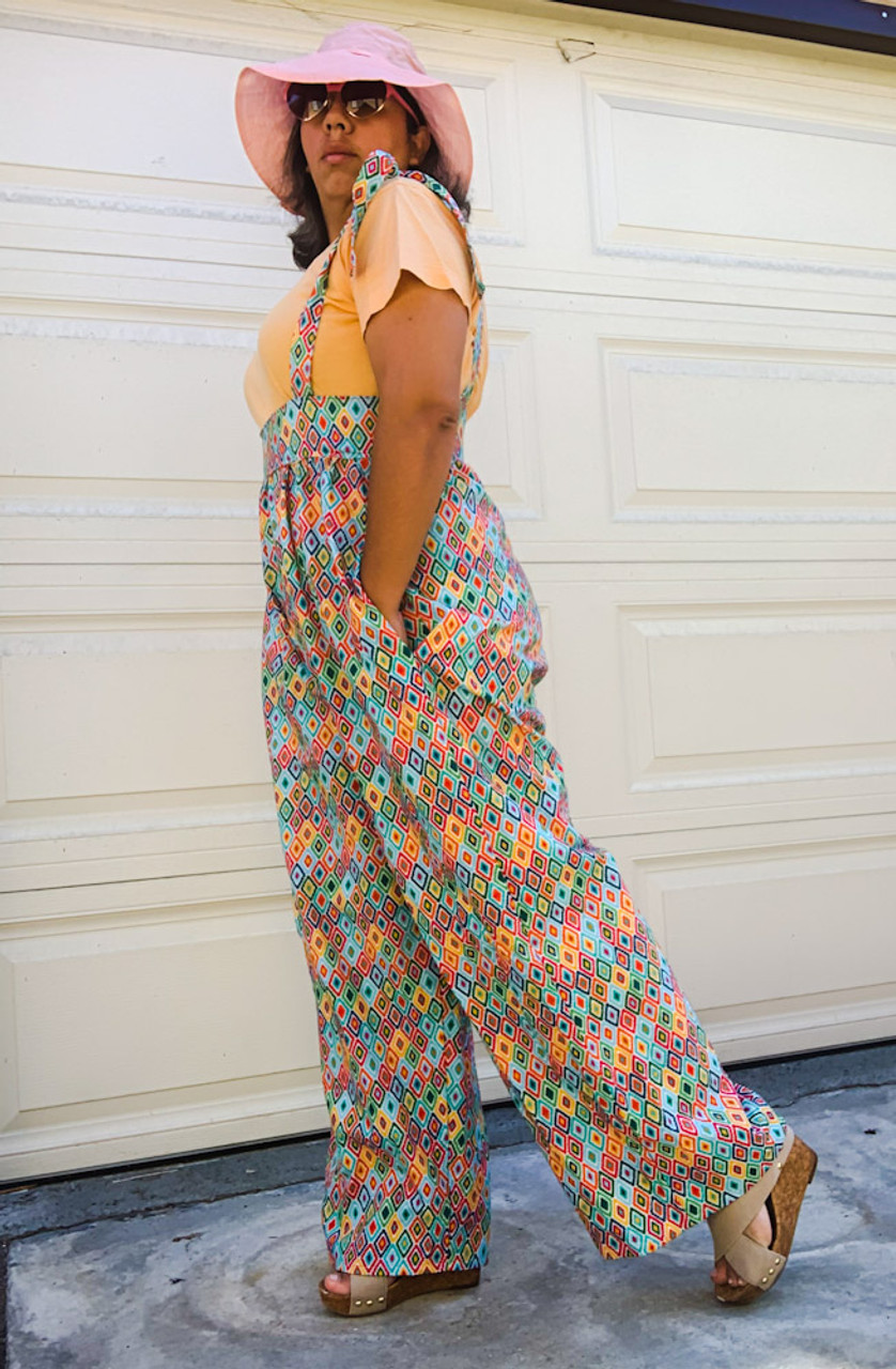 Wakea's Wide Leg Jumpsuit Sizes XXS to 3X Adults PDF Pattern wakea-s-wide-leg-jumpsuit-sizes-xxs-to-3x-adults-pdf-pattern
