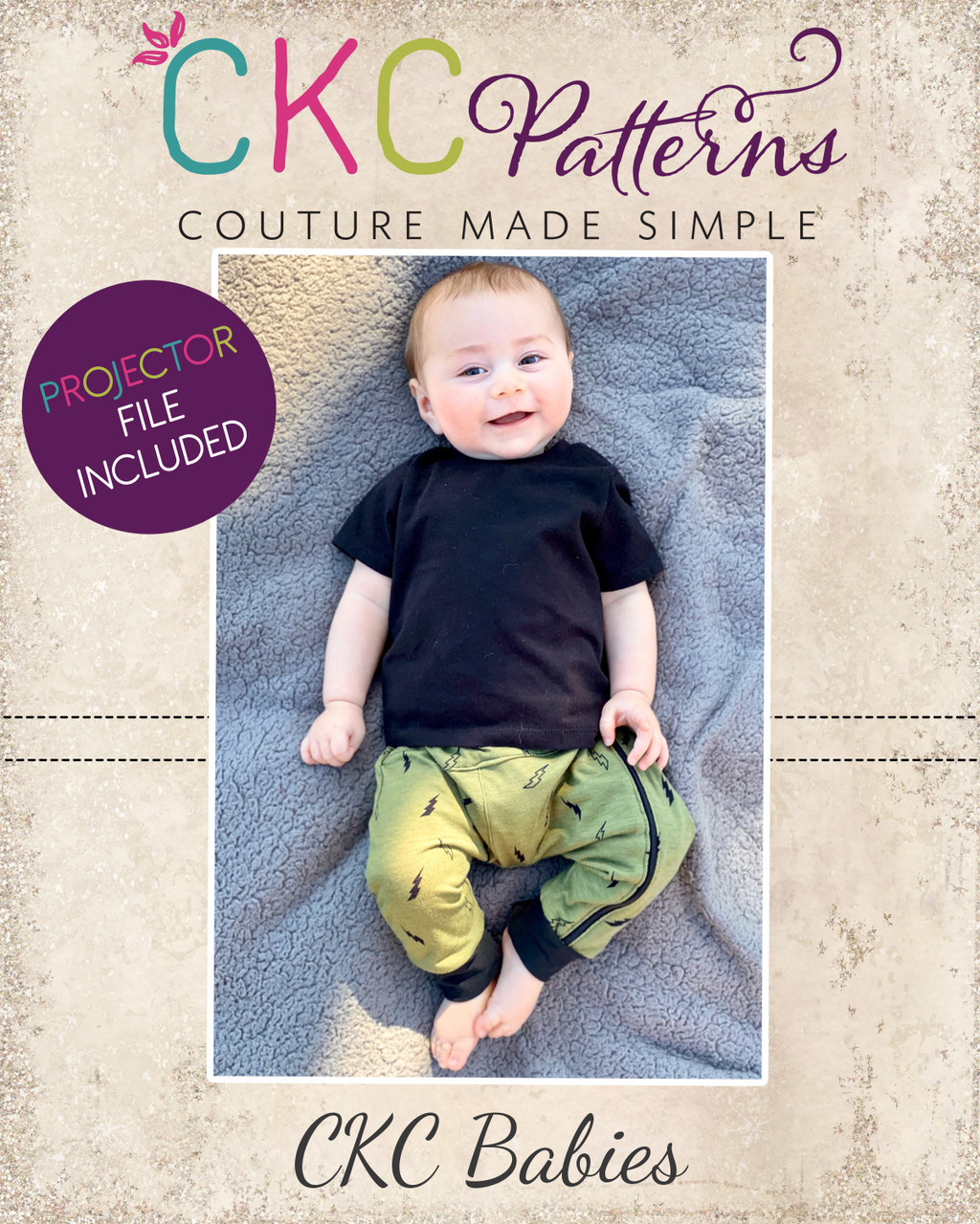 Ziggy's Zipper Pants and Shorts Sizes NB to 5T Kids PDF Pattern
