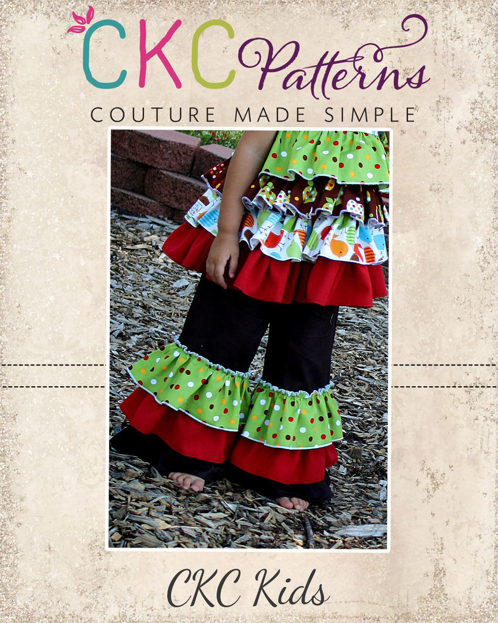 Kara's Triple Ruffle Pants and Capris Sizes NB to 8 Kids and Dolls PDF Pattern kara-s-triple-ruffle-pants-and-capris-sizes-nb-to-8-kids-and-dolls-pdf-pattern