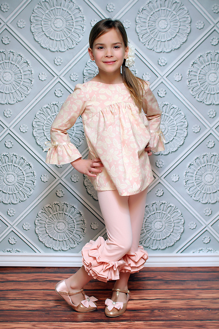 Eloise's Ruffled Leggings Sizes NB to 15/16 Kids and Dolls