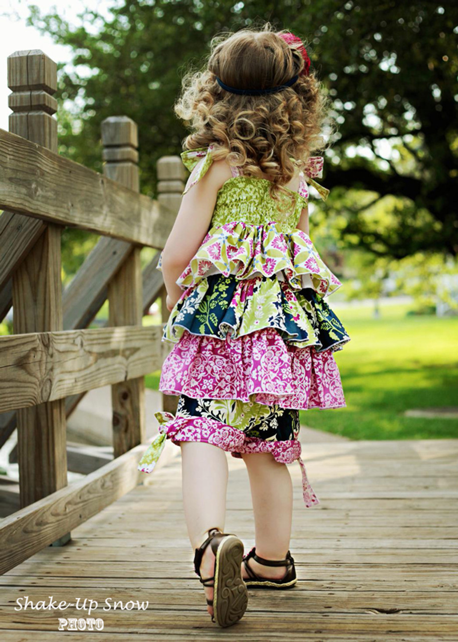 Destiny's Triple Ruffle Top Sizes NB to 7/8 Kids PDF Pattern