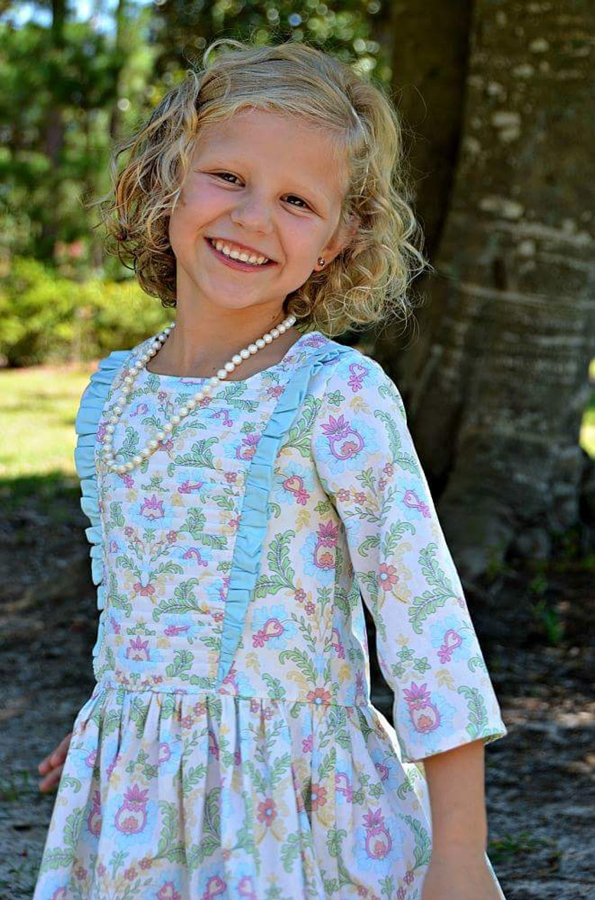 Westlynn's Pleated Dress Size NB to 14 Kids PDF Pattern