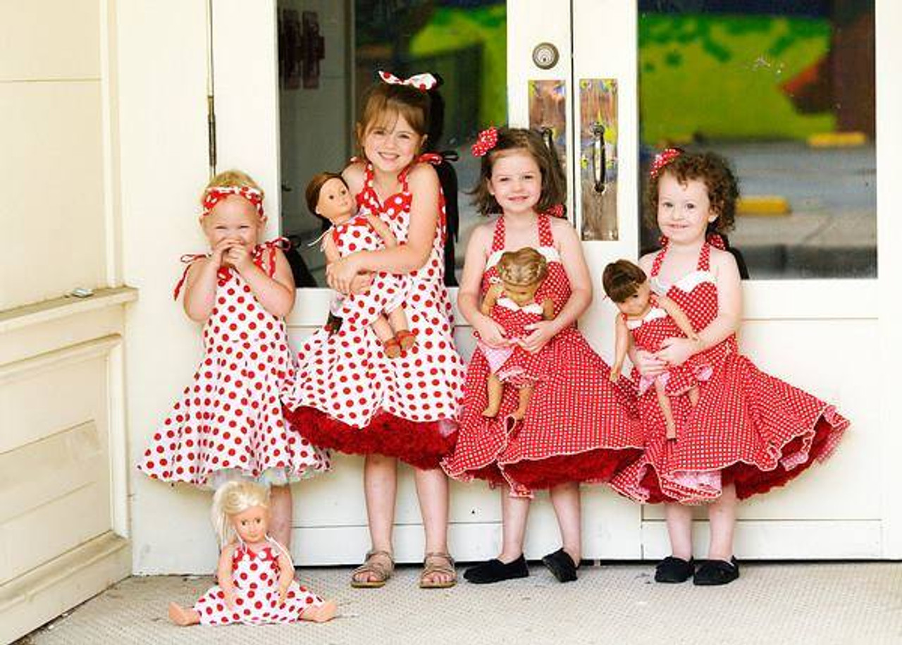 Betty's Fifties Dress Sizes NB to 15/16 Kids and Dolls PDF