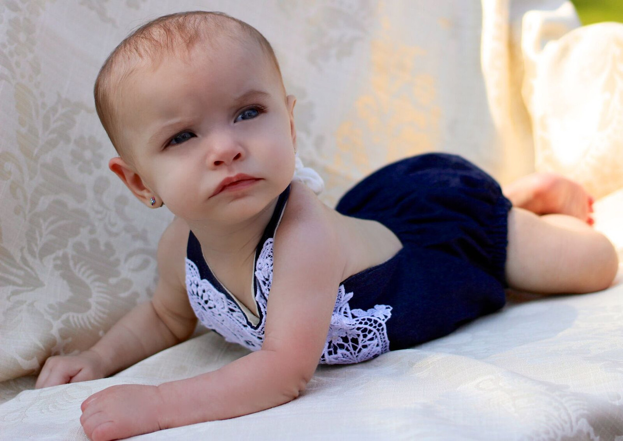 Roma's Romper Sizes NB to 18/24m babies PDF Sewing Pattern