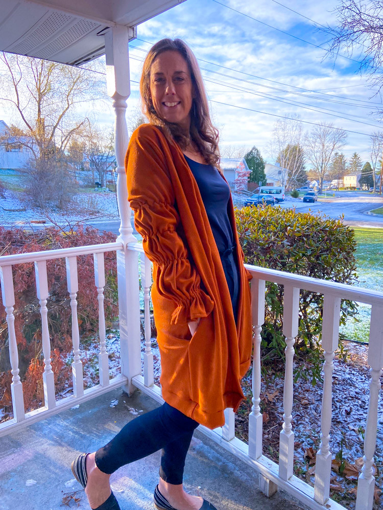 Zurich's Puff Sleeve Cardigan Sizes XXS to 3X Adults PDF Pattern