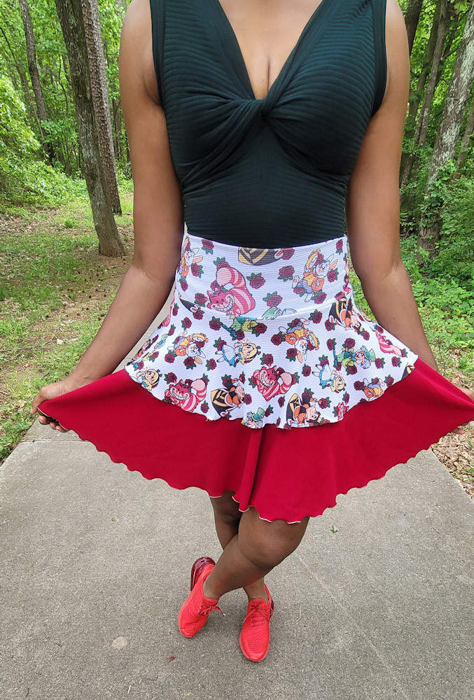 Oreo's Attached Shorts Skirt Sizes XXS to 3X Adults PDF Pattern