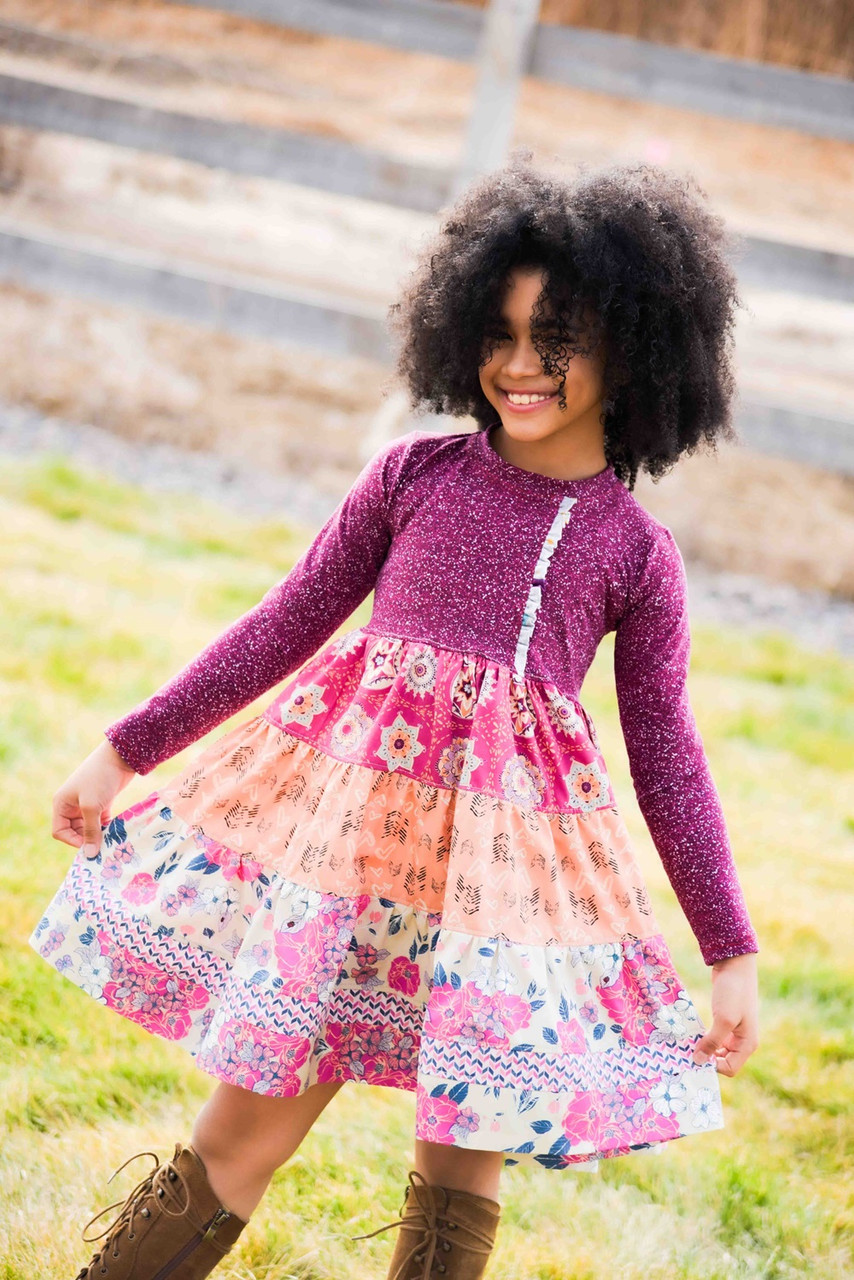 Zuri's Charming Tiered Dress Sizes 2T to 14 Kids PDF Pattern