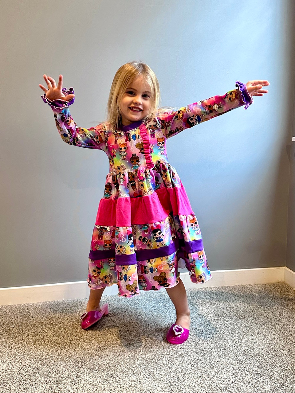 Zuri's Charming Tiered Dress Sizes 2T to 14 Kids PDF Pattern
