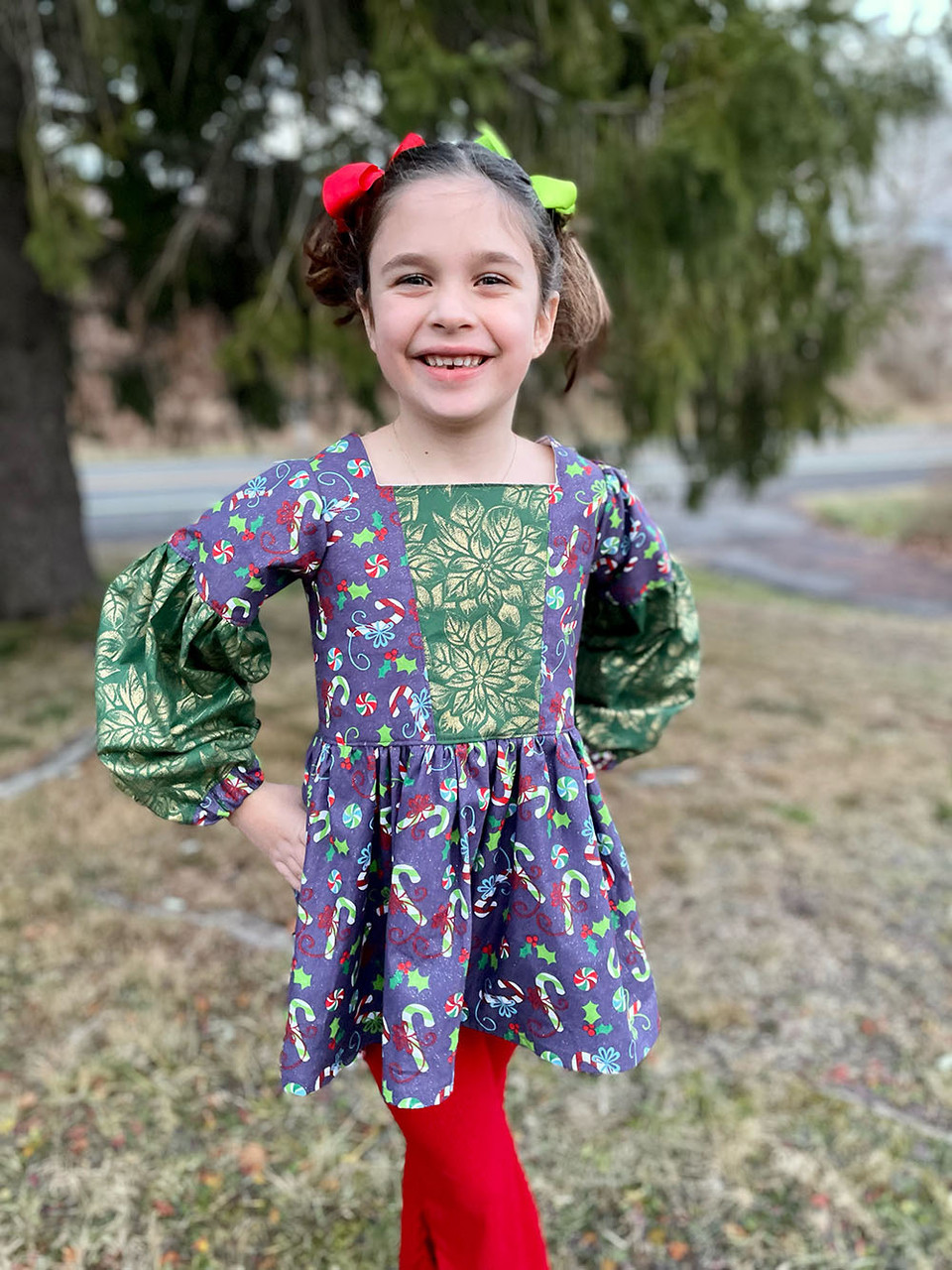 Jovie's Joyful Tunic and Dress Sizes 2T to 14 Kids PDF Pattern