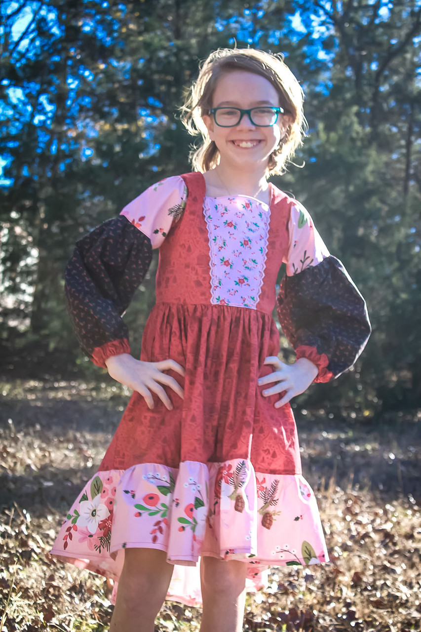 Jovie's Joyful Tunic and Dress Sizes 2T to 14 Kids PDF Pattern