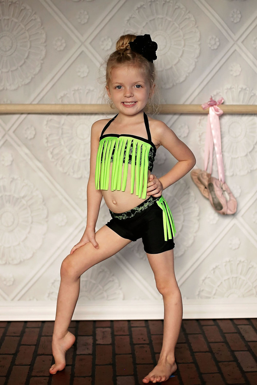 Fantasia's Fringe Dance Set Sizes 2T to 8 Kids PDF Pattern