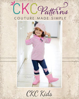 Risa's Ruched Bow Leggings Sizes NB to 15/16 Kids PDF Pattern