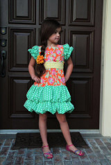 Gwyndolen's Double Bubble Dress Sizes 6/12m to 8 Kids PDF Pattern