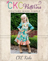 Marissa's Perfect Peasant Dress Sizes NB to 15/16 Kids and Dolls PDF Pattern