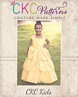 Brielle's Ball Gown Sizes 2T to 14 Kids PDF Pattern