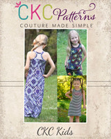 Davina’s Racerback Tank Top, Dress, and Maxi Sizes 2T to 14 Kids PDF Pattern