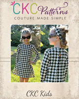 Carsyn's Fleece and Knit Back Pleat Dress Sizes 2T to 14 Kids PDF Pattern