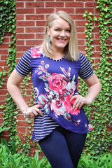 Chelsea's Crossover Hem Top Sizes XXS to 3X Adults PDF Pattern