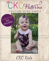 Suki's Boutique Halter Romper Sizes NB to 4T Kids PDF Pattern