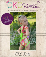 Onika's Open Back Leotard Sizes 2T to 14 Kids PDF Pattern