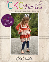 Reya's Ruffled Leggings Sizes 2T to 14 Kids PDF Pattern