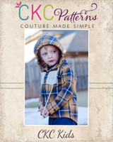 Everett's Hooded Shirt Sizes 2T to 14 Kids PDF Pattern