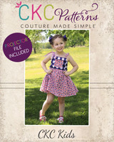 Emberly's Sundress and Top Sizes NB to 14 Kids PDF Pattern