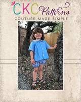 Benet's Shirt Sizes NB to 5 Kids PDF Sewing Pattern