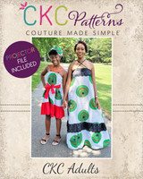 Namibia's Strappy Dress and Maxi Size XXS to 3X Adults PDF Pattern