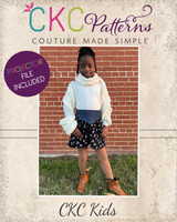 Yemen's Woven Yoke Skirt Sizes 2T to 14 Kids PDF Pattern