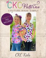 Arietta's Double Flutter Top Sizes 2T to 14 Kids PDF Pattern