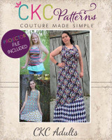 Idalia's Colorblock Top, Dress, and Maxi  Sizes XXS to 3X Adults PDF Pattern