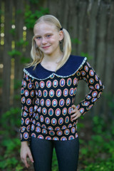 Leonie's Collared Sweater Sizes 2T to 14 Kids PDF Pattern