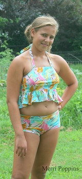 Naomi's Ruffle Bikini Sizes XS to XL Adults PDF Pattern