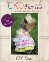 Primrose's Ruffled Corset Princess Dress for Small Breed Dogs PDF Pattern