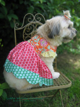 LaRae's Scalloped Dress for Small Breed Dogs PDF Pattern