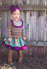 Delaney's Bib, Bow, and Band Top Sizes NB to 14 Kids PDF Pattern