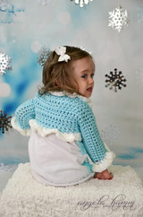 Greta's Ruffle Shrug Crochet PDF Pattern