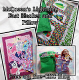 12 Days of Christmas: McQueen's Lightning Fast Blanket and Pillow 12 Days of Christmas: McQueen's Lightning Fast Blanket and Pillow