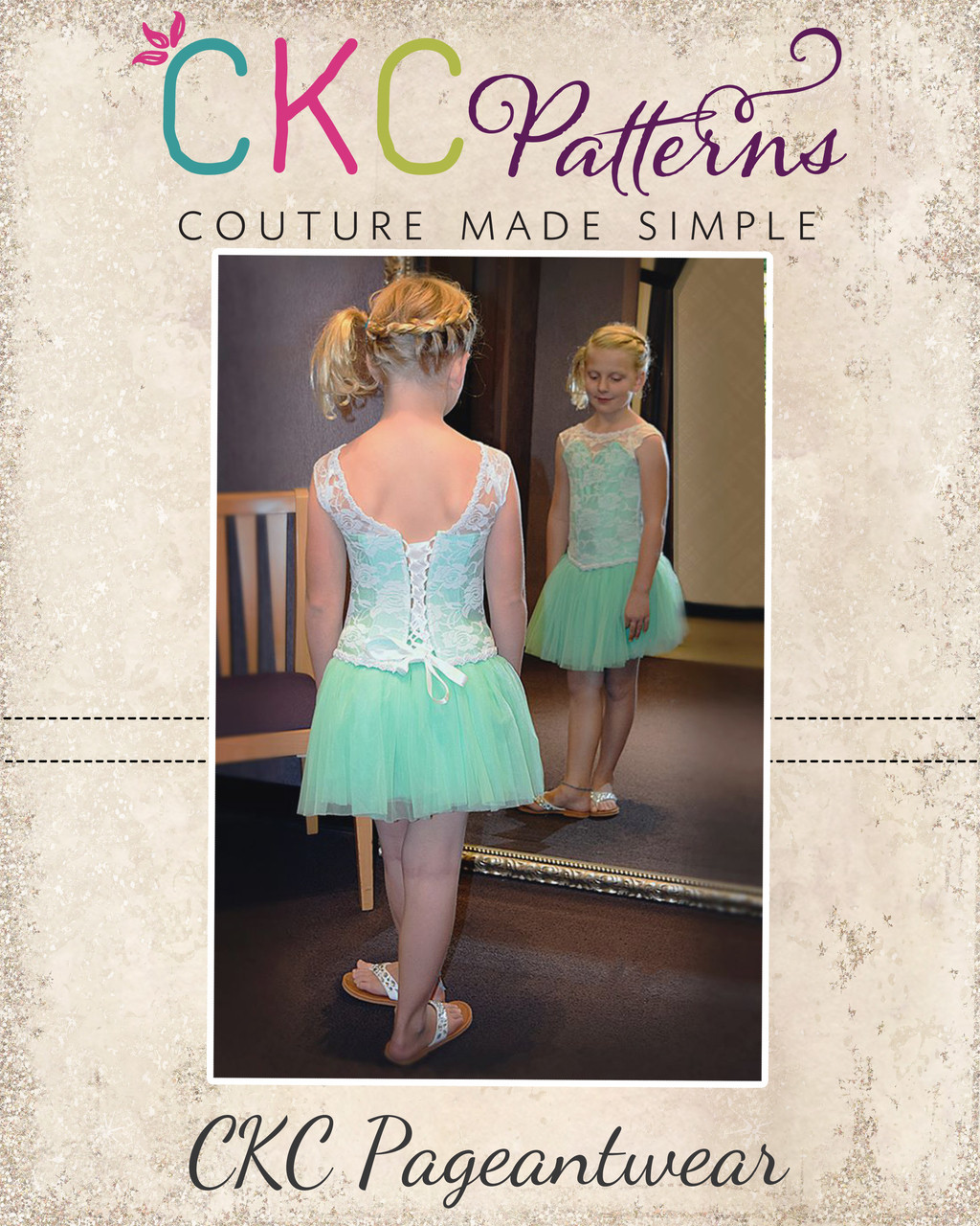 Katherine's Corset Illusion Pageant Bodice PDF Pattern