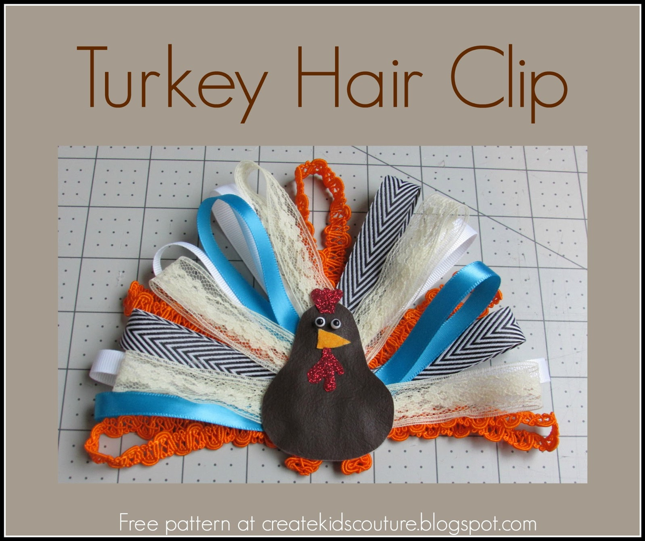 Turkey Hair Clip