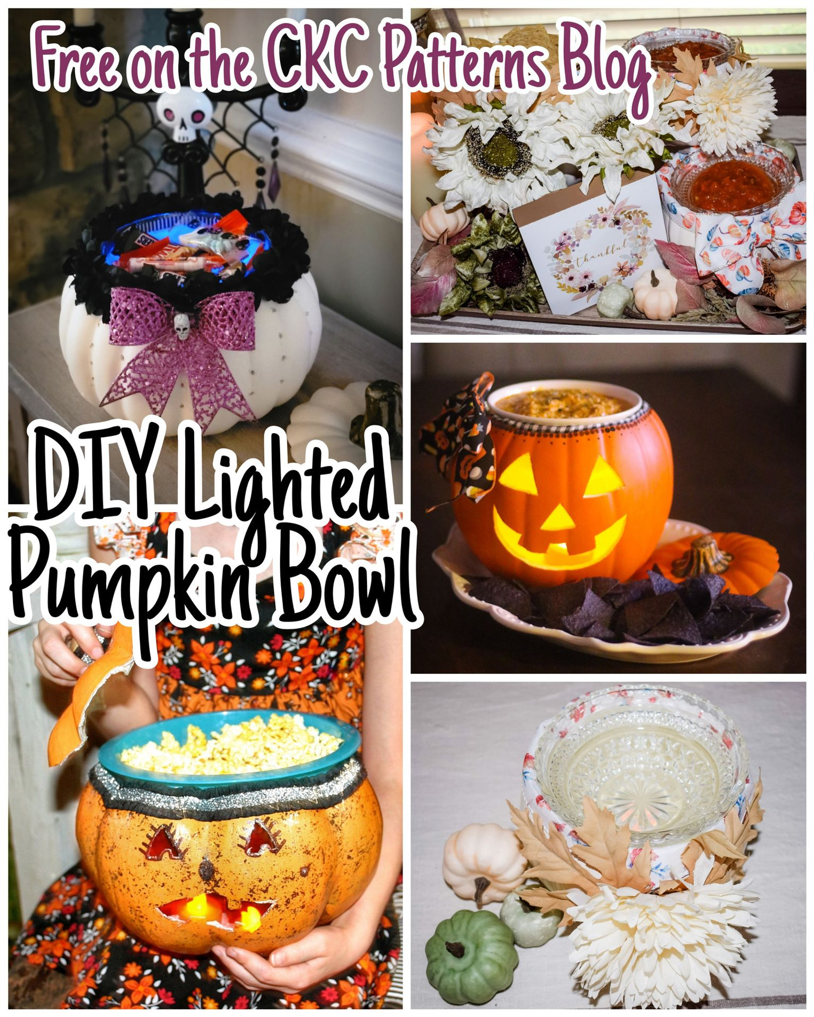 CKC's Spooky Side:  Light Up Pumpkin Treat Bowl