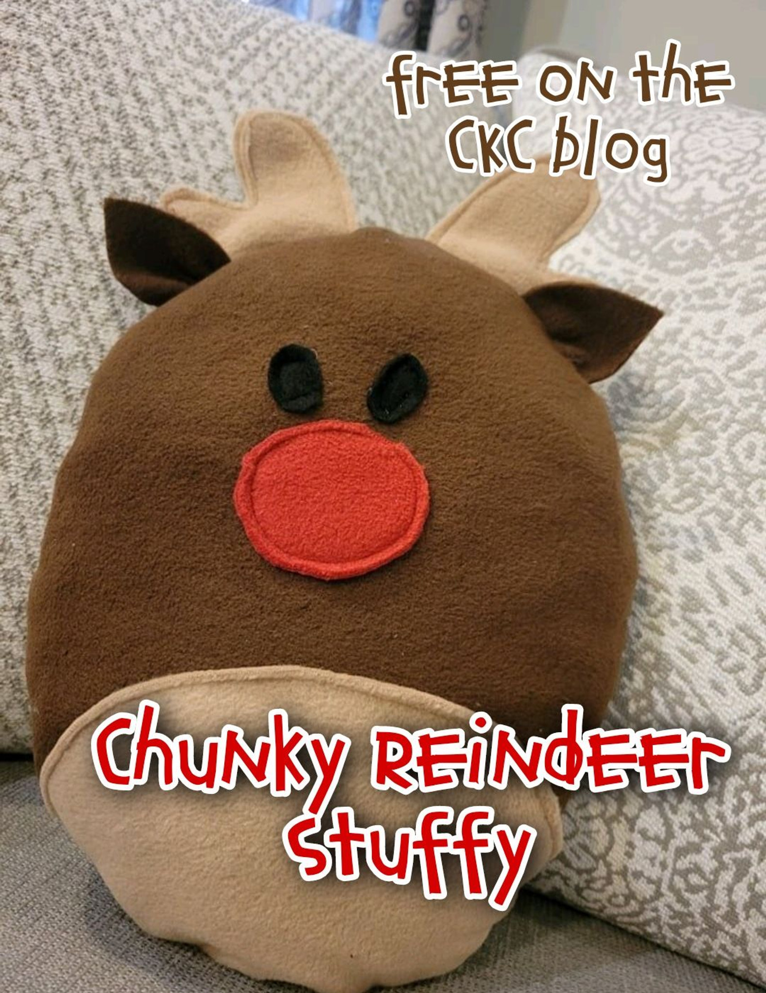 12 Days of Christmas: Chunky Reindeer Plush