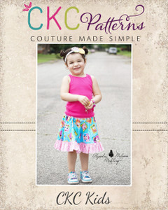 Cece's Circle Skirt Sizes 6/12m to 8 Kids and Dolls PDF Pattern Cece's Circle Skirt Sizes 6/12m to 8 Kids and Dolls PDF Pattern