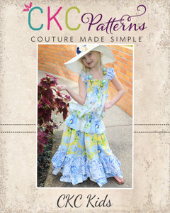 Gloria's Maxi Skirt Sizes 6/12m to 15/16 Kids PDF Pattern Gloria's Maxi Skirt Sizes 6/12m to 15/16 Kids PDF Pattern