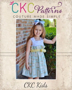 Joslynn's Gathered Dress and Top Sizes NB to 8 Kids and Dolls PDF Pattern Joslynn's Gathered Dress and Top Sizes NB to 8 Kids and Dolls PDF Pattern