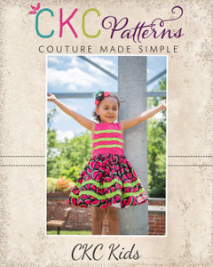 Jency's Wavy Pintuck Dress and Top Sizes 2T to 14 Kids PDF Pattern Jency's Wavy Pintuck Dress and Top Sizes 2T to 14 Kids PDF Pattern