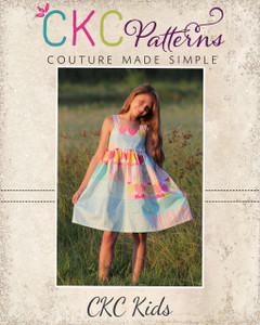 Lilou's Tiered Dress Sizes 2T to 14 Kids PDF Pattern Lilou's Tiered Dress Sizes 2T to 14 Kids PDF Pattern